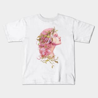 Princess in Leaf Crown Kids T-Shirt